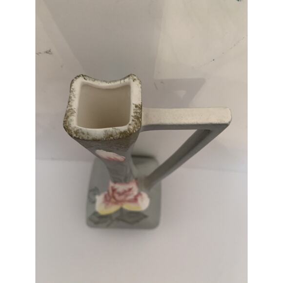 Vintage M.B. Daniels & Co Made in Japan Decorative Pitcher Long Neck Rose Design - Picture 4 of 7